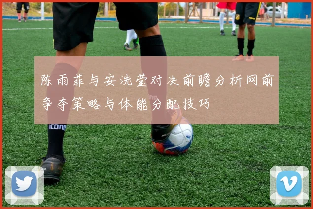 陈雨菲与安洗莹对决前瞻分析网前争夺策略与体能分配技巧